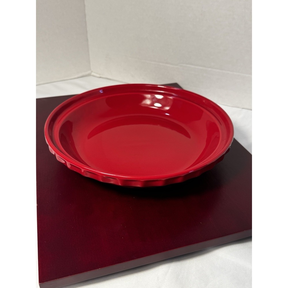 Longaberger Woven Traditions 10.5" Pie Plate Paprika‎